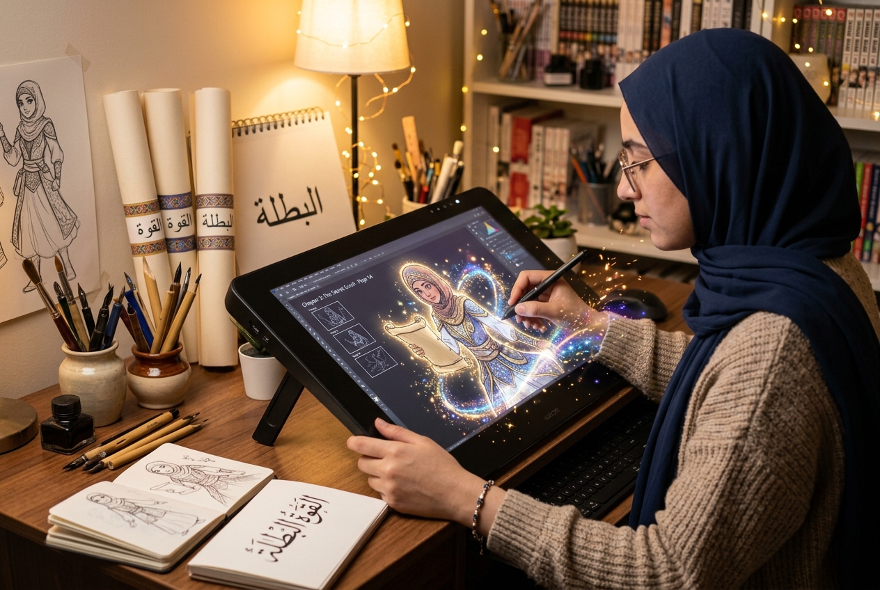 Book Preview Illustration